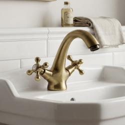 Aquanello Heritage Ascot Classic Nostalgic Basin Mixer Faucet Bronze BN-4101-HA